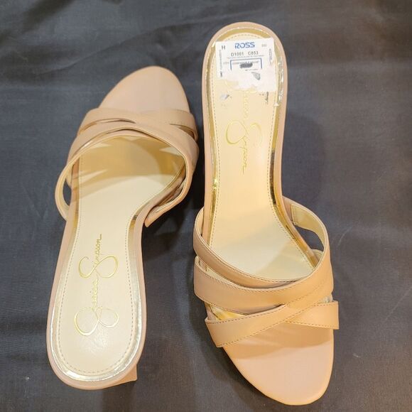 BRAND NEW JESSICA SIMPSON MARJEN OPEN TOE SLIDE SANDAL - Picture 5 of 13